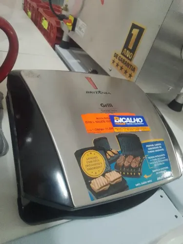 Grill Britânia Saúde Inox Novo