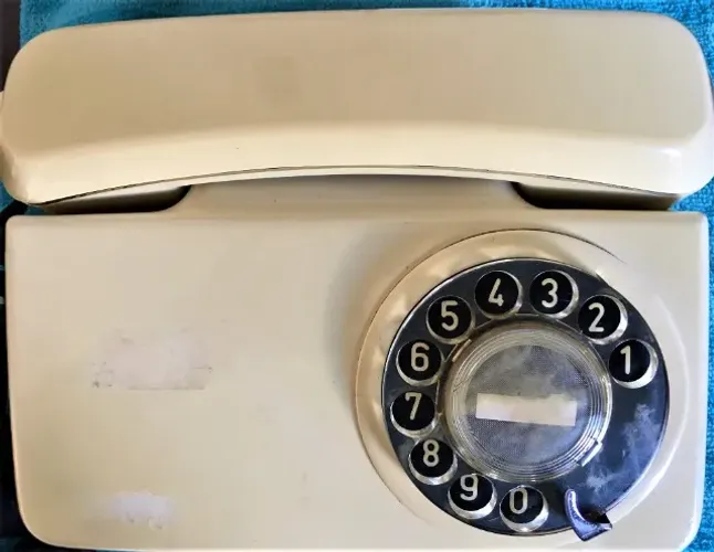 Telefone TELEBRAS Bege "VINTAGE" perfeito estado d Conservaçao
