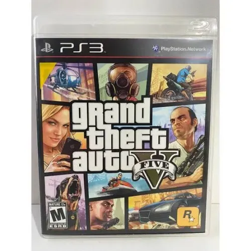 Grand Theft Auto V GTA 5 PS3 Playstation 3 com mapa em Uberlândia e Uberaba. 