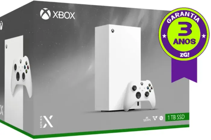 Console Video Game Original Xbox Series X 1TB + Jogo + 03 Anos de Garantia + Frete Grãtis