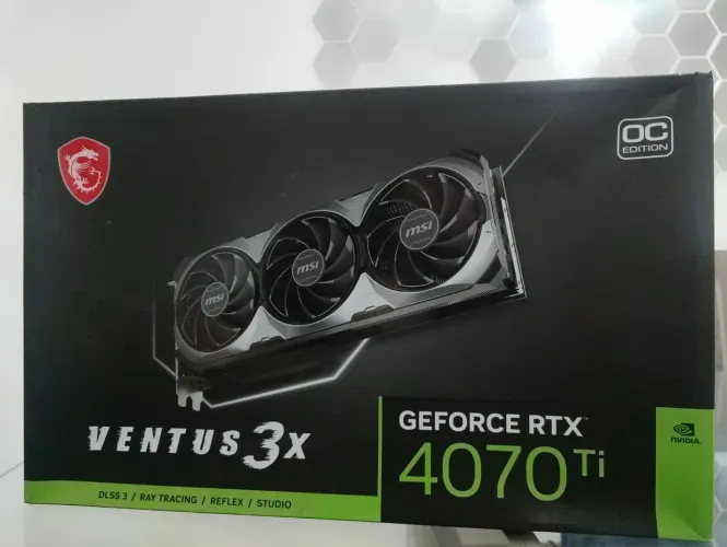 RTX 4070 Ti MSI Ventus 3X - C/ 1 Ano de Garantia