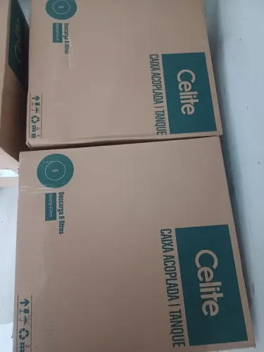 Caixa Acoplada  Celite branca 