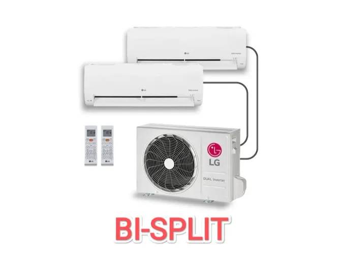 Ar Condicionado Bi-Split LG Inverter 2x 9.000 BTUs+ Novo + Nota + Garantia+ Cartão 12x!!