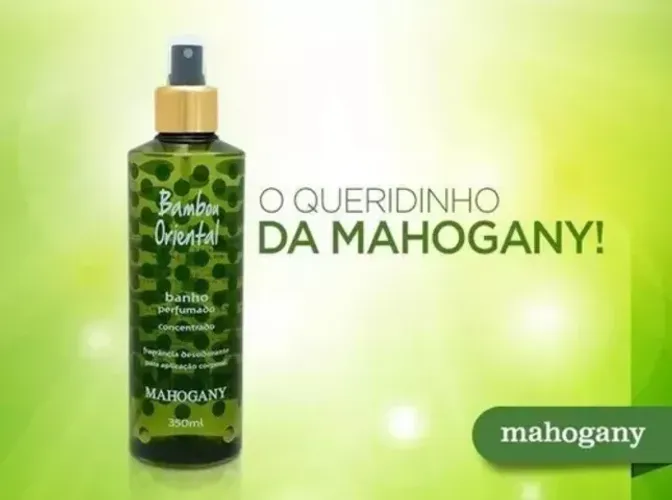 Body Splash Mahogany Bambou Oriental Desodorante Corporal 350ml-Unissex