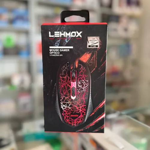 Mouse gamer USB com Led 