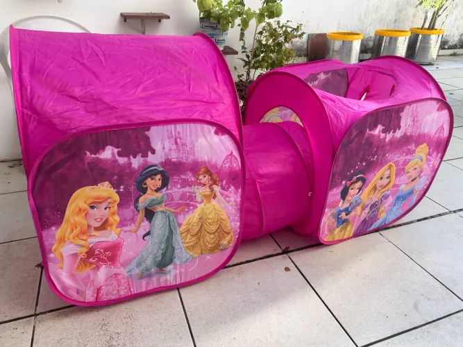 Barraquinha túnel das princesas Disney 