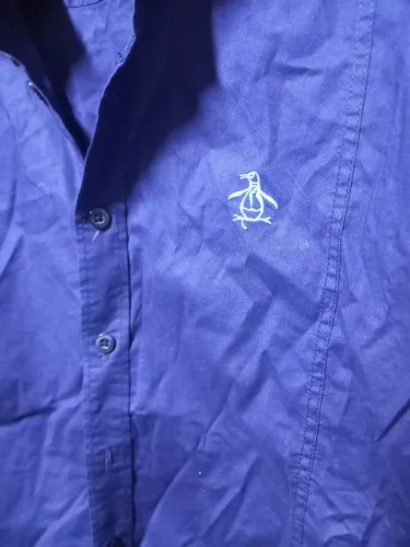 Camisa Original Penguin Azul M