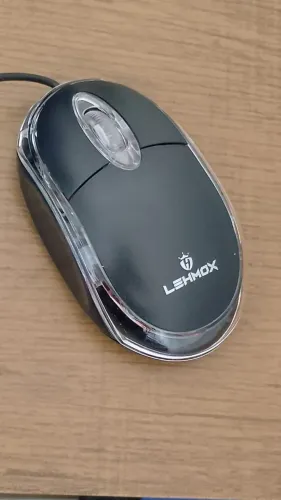 Mouse Para Computador Notebook Com Fio Usb Barato - Armarinho Ditudo