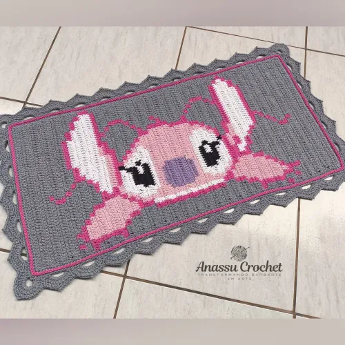 Tapete Crochê ANGEL (STITCH)