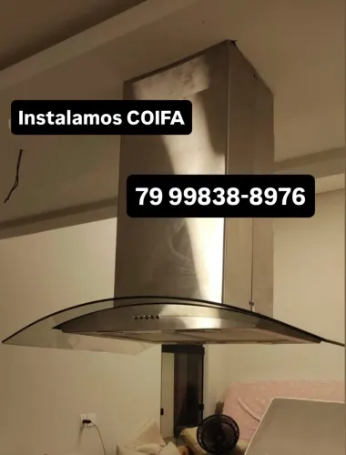 Instalação coifa