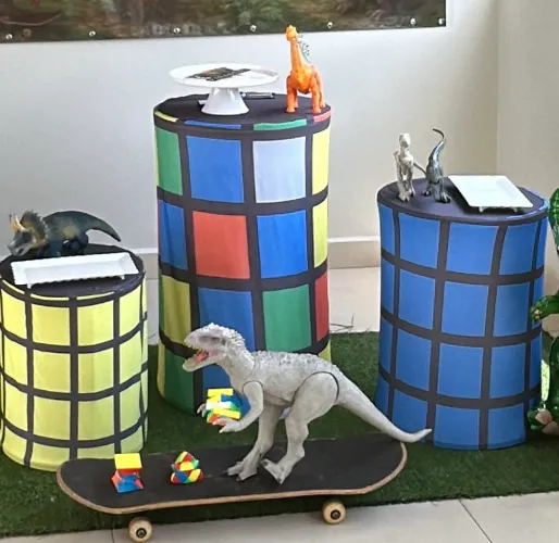 Capa de cilindro cubo mágico 