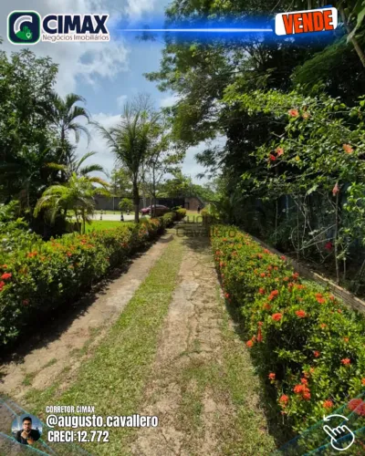 Chácara completa com piscina, campo e lazer total - BR-316, próximo ao Clube Neópolis