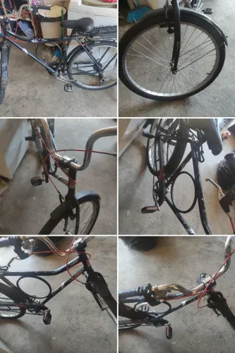 Bicicleta barra forte, descrição*