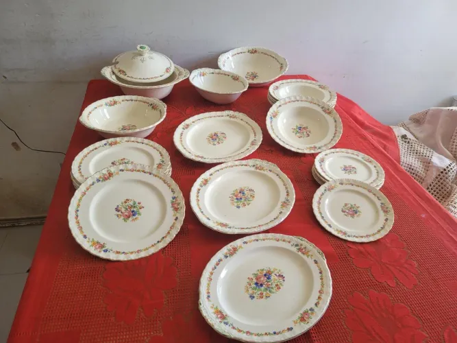 Aparelho de Jantar antigo Grindley England 25 Peças 