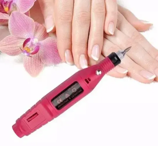 Lixadeira De Unha Maquina Elétrica Polidor De Unhas - Bivolt