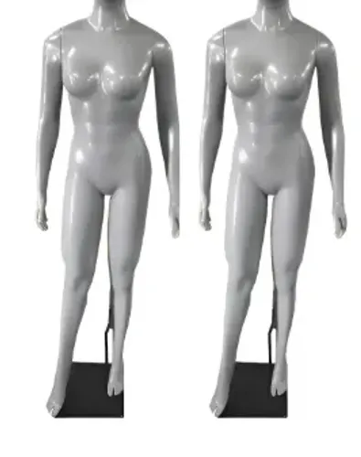 Kit 2 Manequins Feminino c/braços e base (sem cabeça)