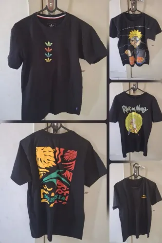 Combo de 4 Camisetas masculinas juvenil