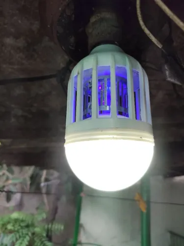 Lâmpada Repelente Mosquito Pernilongo Led Branco Com Uv 15W
