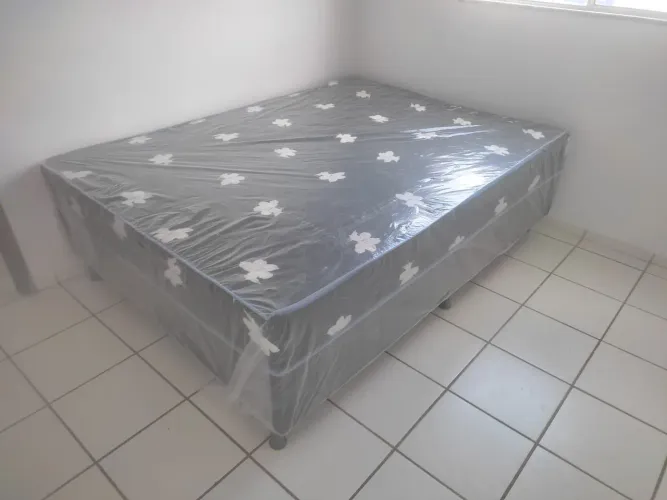 Cama Box Casal de Espuma - Conforto e Suporte para Suas Noites