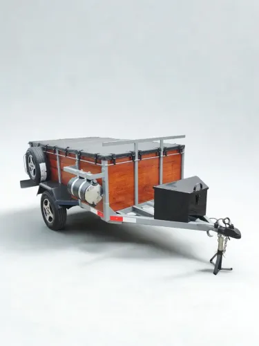 Carretinha / Reboque de carga em madeira - pronta entrega 