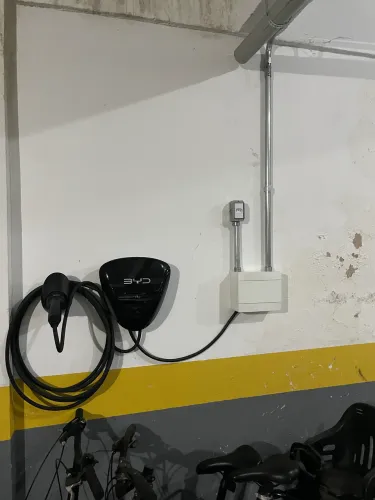 Instalação de Carregador veicular em prédio