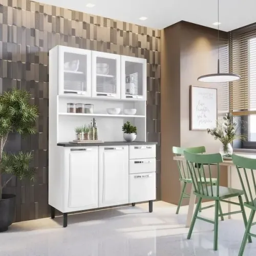 Armario de cozinha Pratika aço