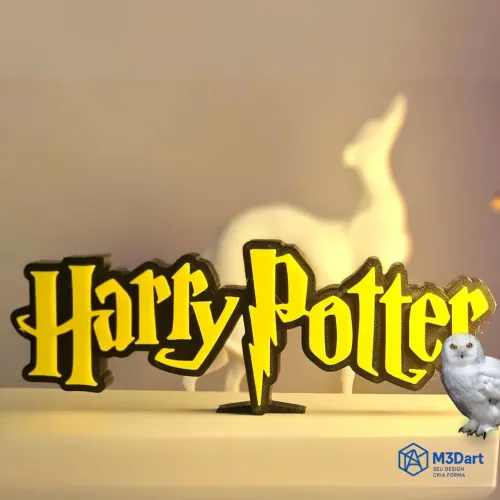 Letreiro decorativo Harry Potter