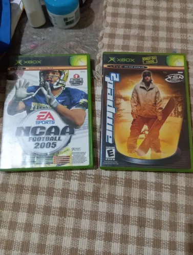 Jogos Xbox NCAA Football 2 & ampeder 2 Xbox calssic005 e Amped 2