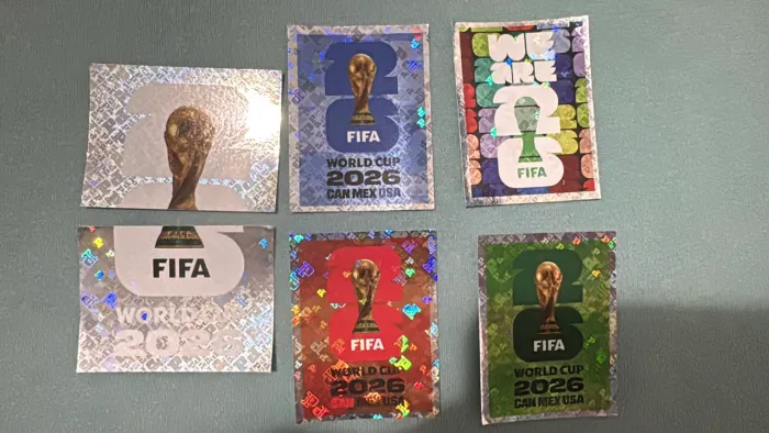 Figurinhas brilhantes copa 2026