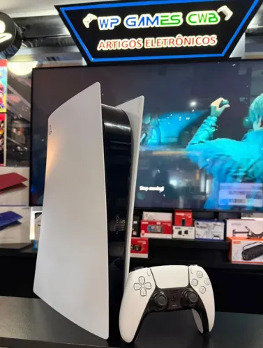 PLAYSTATION 5 FAT MÍDIA DIGITAL SEMINOVO COM GARANTIA LOJA FÍSICA