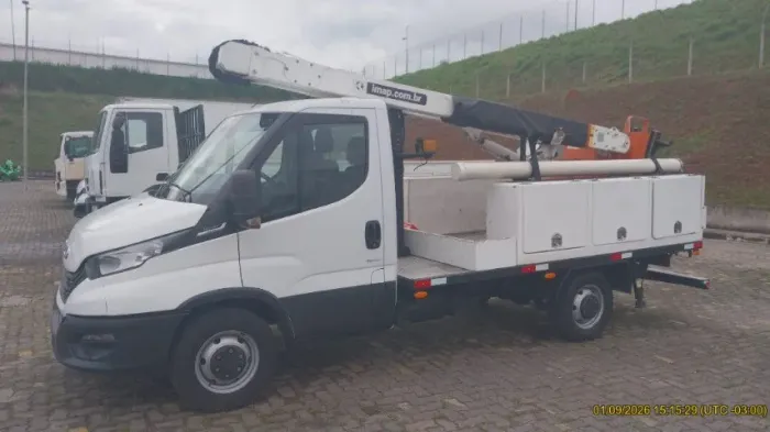 Iveco 35.160 2023 Cesto Aéreo IMAP 10m Baixa KM Pronto Trabalho