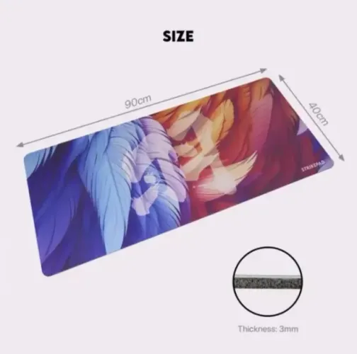 Mousepad Com Infusão De Vidro Fantech-strikepad Mst901 Novo Lacrado