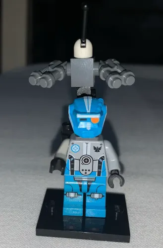 lego galaxy squad blue robot sidekick minifigure