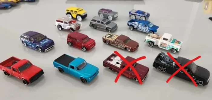 Coleção Picapes/Camionetes - Hotwheels 1:64