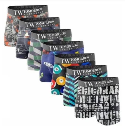 Kit 10 Cuecas Boxer Adulto Microfibra Estampas Variadas G