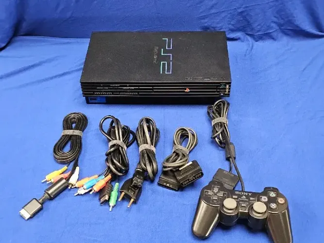 PlayStation 2 Edição de Colecionador - Kit Completo com HDMI e Acervo Gigante!