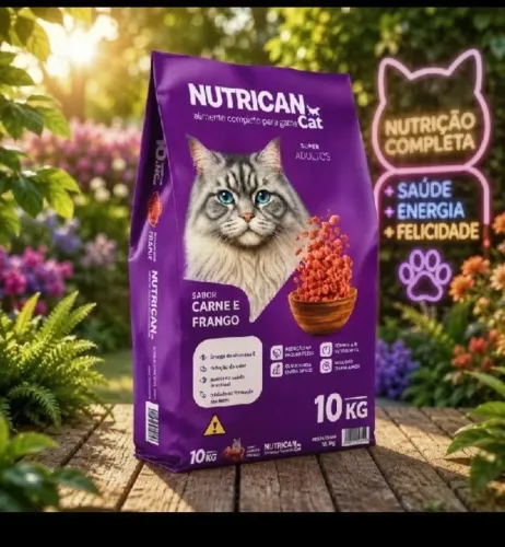 Ração para gatos 10 kilos Nutrican Cat 