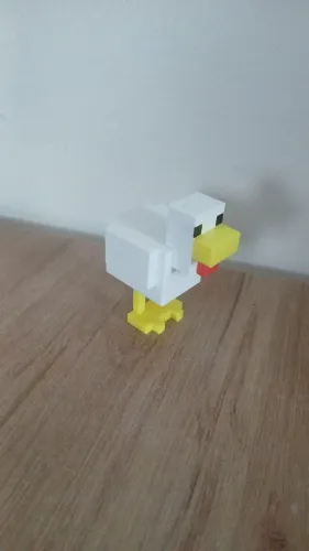 Galinha Minecraft 9 Cm
