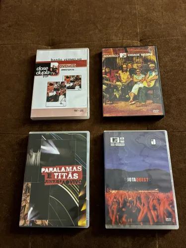 Kit DVD bandas nacionais - 04 unidades