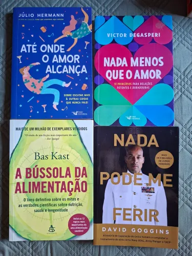 4 Livros perfeitos para leitura 