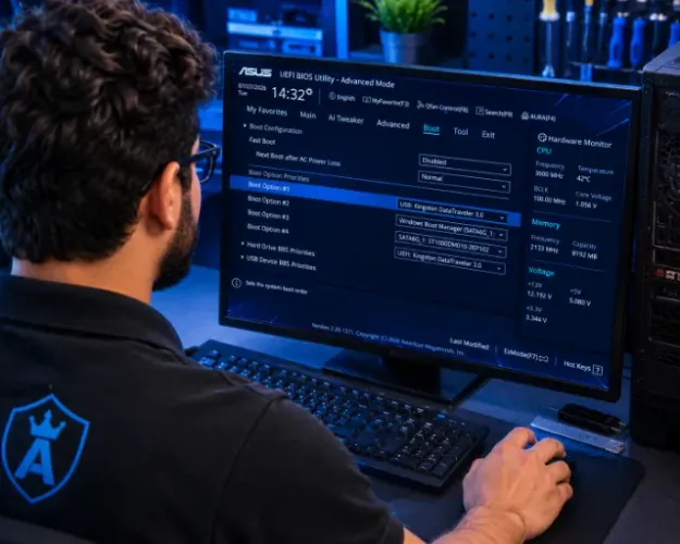 Formatação telas e softwares