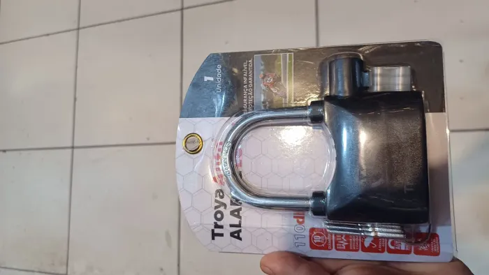 Cadeado com alarme