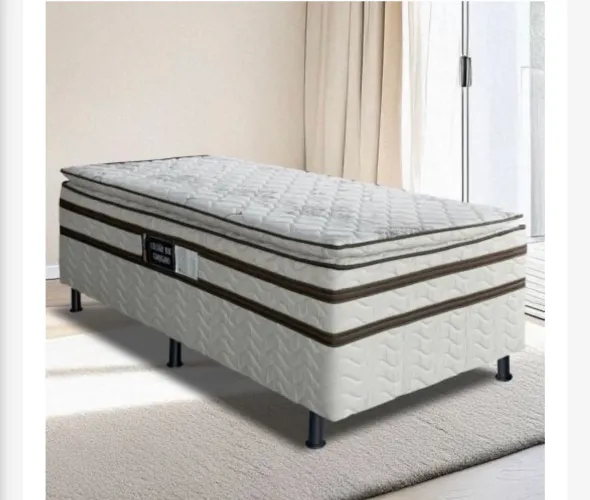 Vendo cama box solteiro 