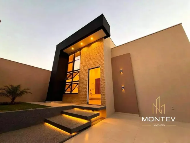 Casa à venda no Residencial Altaville, em Divinópolis-MG, com 3 quartos e varanda gourmet