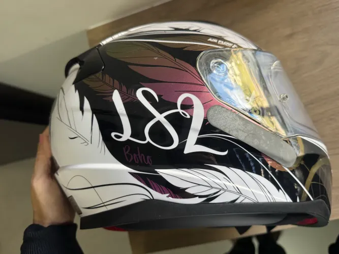 Capacete fechado feminino LS2 FF820 Rapid Boho