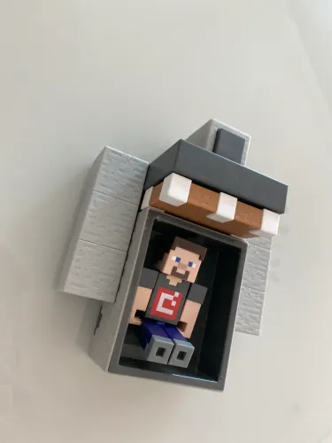 Pistão E Carrinho De Minas Minecraft