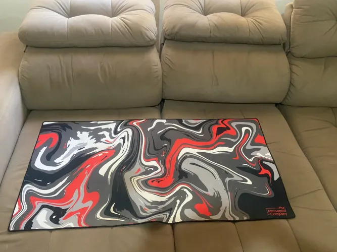 mousepad company strata liquid vermelho 