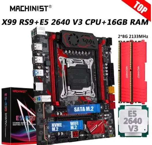KIT XEON 2640 V3 - 16 RAM - COOLER MASTER