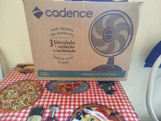 Ventilador novo na caixa