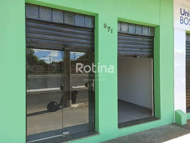Loja para alugar, Bom Jesus - Uberlândia/MG - Rotina Imobiliária